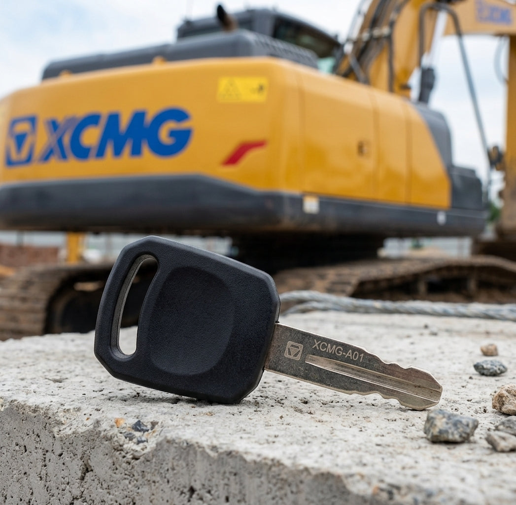 Ersatzschlüssel / Zündschlüssel passend für XCMG Baumaschinen & Bagger