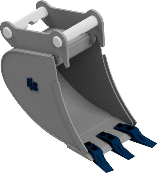 XCMG Tieflöffel 250mm (Symlock SY01 / MS01) für Minibagger 1,0t - 1,5t